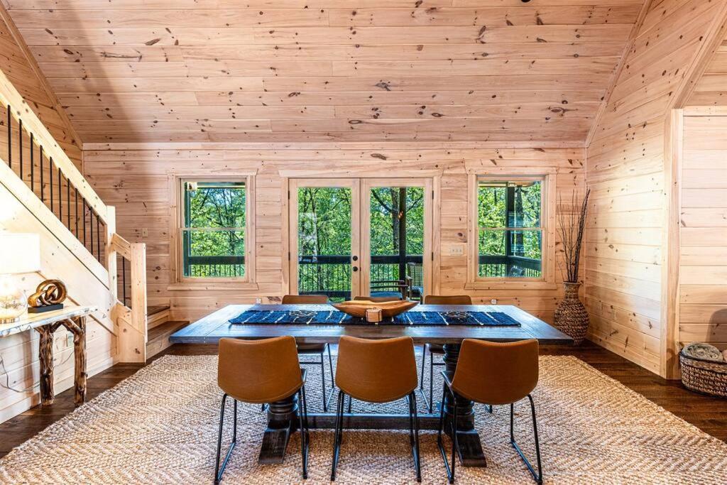 Luxe Family Cabin 8 Min To Downtown Блу-Ридж Экстерьер фото