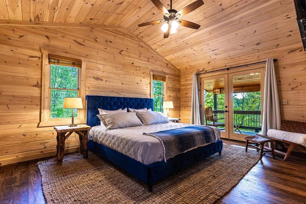 Luxe Family Cabin 8 Min To Downtown Блу-Ридж Экстерьер фото