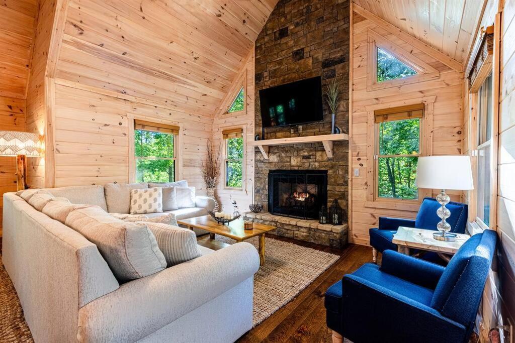Luxe Family Cabin 8 Min To Downtown Блу-Ридж Экстерьер фото